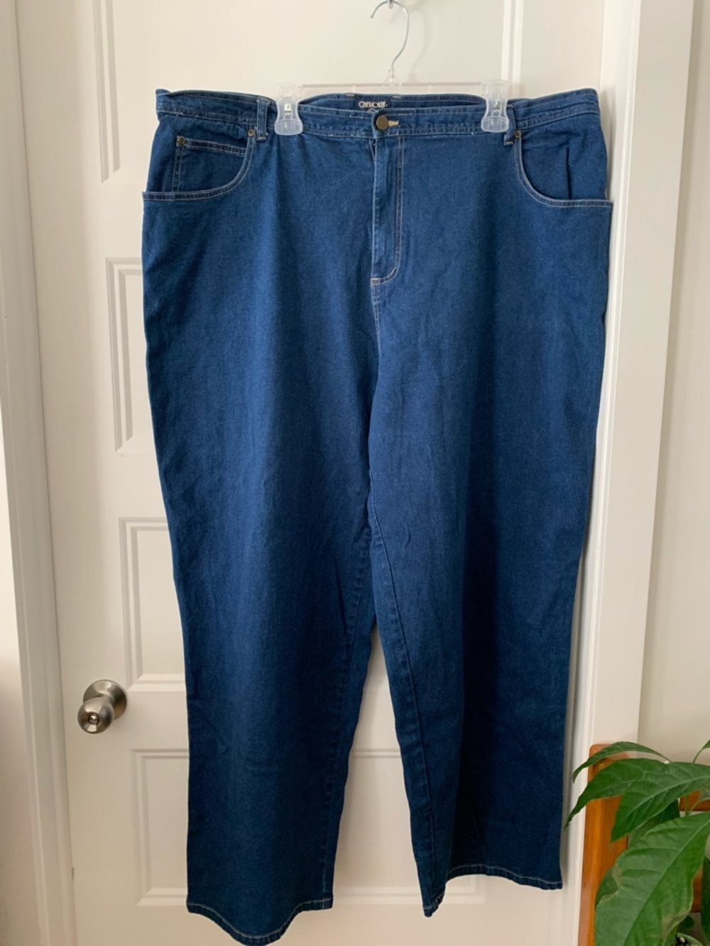 Cherokee jeans , women's jeans plus size  ,High-Rise Straight Jeans